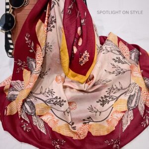CHIC Elysee Luxury Printed Silk Scarve