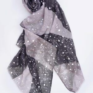 PITCH DARK HUE - Lawn Foil Print