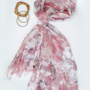 BlUSH - FLORET Silver Foil Print Hiajb