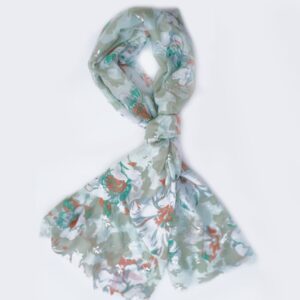 GRASSY - FLORET Silver Foil Print Hiajb