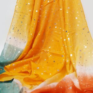 STAR MIST – SILVER FOIL OMBRE HIJAB