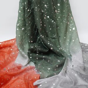 SILVARIA – SILVER FOIL OMBRE HIJAB