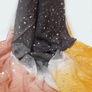 MISTELLE – SILVER FOIL OMBRE HIJAB