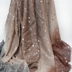 GLEAMORA – SILVER FOIL OMBRE HIJAB