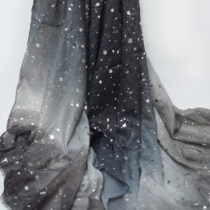 FROST VEIL – SILVER FOIL OMBRE HIJAB