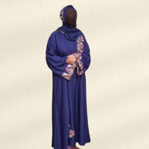 NOIR GRACE - MIDNIGHT BLUE SHADE ABAYA