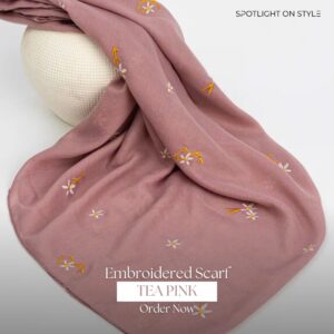 FLORA EMBROIDERED LAWN COLLECTION - TEAPINK SHADE