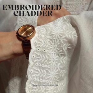 Timeless White - CHIKEN KAARI CHADER