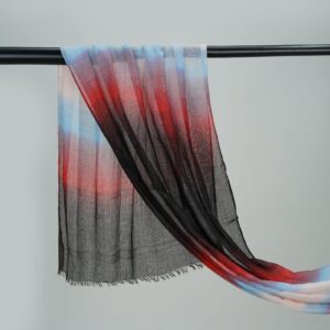 Black Cherry - WEAVES KHAADI NET DUAL TONE  HIJAB