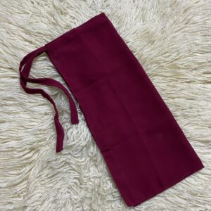 Maroon Tie Back Niqab Patti