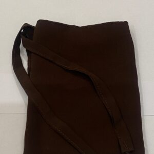 Chocolate brown Tie Back Niqab Patti