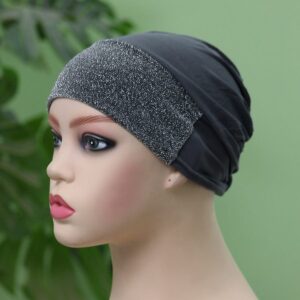 Grey Glitter Tube Cap