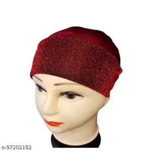 Deep Red Glitter Tube Cap
